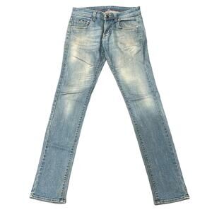 GAS Jeans Women's Mid Rise Skinny Jeans Light Wash Size 32